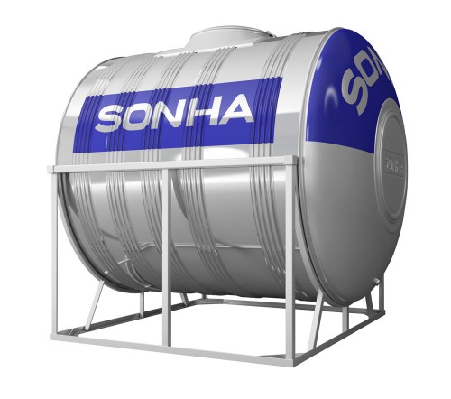 Bồn nước inox Sơn Hà 4500 lít ngang