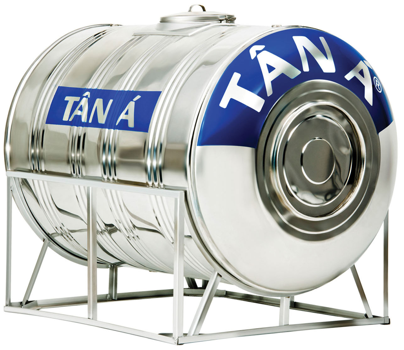 Bồn nước inox Tân Á 2500L ngang